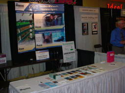 Our booth at the Chamber of Commerce Business Expo